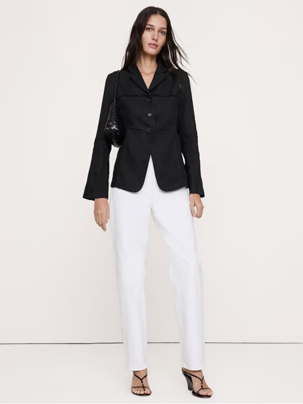 NWT BANANA REPUBLIC LINEN BLAZER
